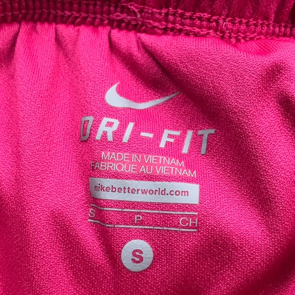 Nike Dri Fit Athletic Running Shorts Pink S - Picture 7 of 8